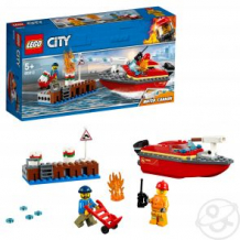 Купить конструктор lego city fire 60213 пожар в порту ( id 10205712 )