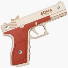 Купить arma.toys резинкострел пистолет glock at013