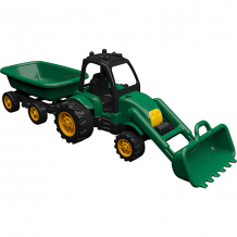 Купить машинка terides трактор с прицепом и ковшом, 60 см ( id 16075855 )