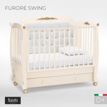 Купить детская кроватка nuovita furore swing продольный маятник nuo_furs_1