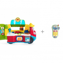 Купить chicco говорящая игрушка фургон-кухня и электронная игрушка мобильный телефон 