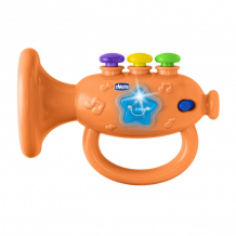 Купить музыкальный инструмент chicco игрушка труба 9614
