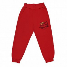 Купить спортивные брюки счастливая малинка, цвет: красный ( id 12102574 )