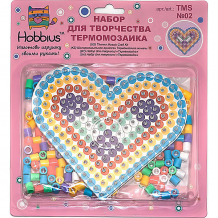 Купить термомозаика hobbius № 2 "сердце", 240 бусин ( id 10022497 )