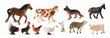 Купить miniland фигурки животных в наборе farm animals 11 шт. 27420