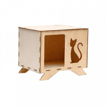 Купить деревянная игрушка kampfer конструктор burrow for cat ks-005