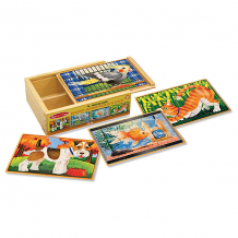 Набор пазлов Melissa & Doug "Домашние животные" 4 в 1 ( ID 7416053 )