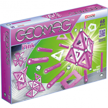 Купить магнитный конструктор geomag "pink", 68 деталей ( id 4870908 )