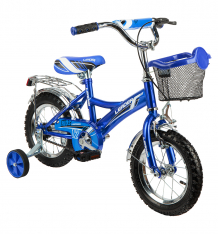 Купить двухколесный велосипед leader kids g12ba112, цвет: синий ( id 5071585 )