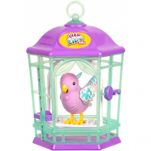 Купить интерактивная игрушка little live pets птичка с клеткой со светящимися крылышками радужный свет 28547