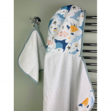 Купить mom'story design полотенце с капюшоном и полотенце для лица sealife twlkids/fsh