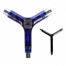 Купить ключ для скейтборда pig tool clear blue синий ( id 1095388 )