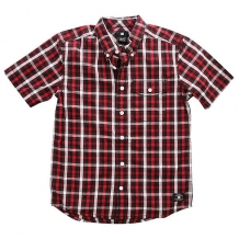 Рубашка в клетку детская DC Atura 4 Ss Boy Black красный,черный,белый ( ID 1173056 )