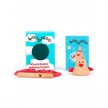 Купить деревянная игрушка kipod toys вертушка пингвин kw-106