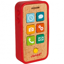 Купить игрушка janod "смартфон", звук, красный ( id 12656548 )