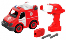 Купить конструктор shantou bhs toys набор пластмассовых деталей карета скорой помощи с пультом ду 1csc20003898