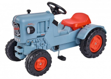 Купить big педальный трактор погрузчик eicher 800056565