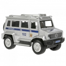 Купить технопарк машина металлическая полицейский бронеавтомобиль fy6055-12slpol-sr