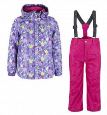 Купить комплект куртка/полукомбинезон reike принцесса, цвет: фиолетовый/розовый ( id 5017957 )