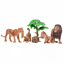 Купить masai mara набор фигурок мир диких животных семья львов (6 предметов) mm201-006