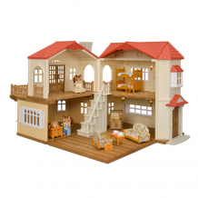 Купить sylvanian families набор большой дом со светом с бельчатами 5385