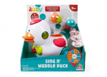 Купить интерактивная игрушка auby уточка свет и звук 40738