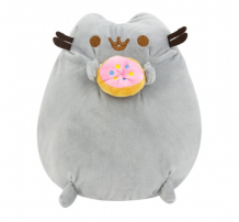 Купить kawaii factory игрушка-подушка кот с пончиком 24 см kw178-000193