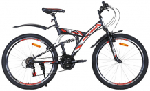 Купить велосипед двухколесный avenger рама 18 f260 26" f260-bk/orn-18(21)