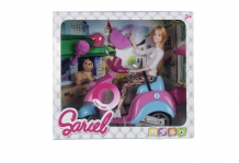 Купить sariel кукла на скутере с аксессуарами jb700383