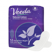 Купить veeda ультратонкие прокладки ночные ultrathin night vprn12us