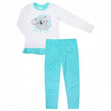 Купить пижама джемпер/брюки котмаркот мятная коала, цвет: белый/бирюзовый ( id 12574528 )