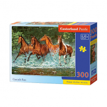 Купить пазл castorland "лошади, бегущие по воде", 300 деталей ( id 13138171 )