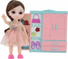 Купить funky toys игровой набор гардеробная и кукла малышка лили 16 см ft72007