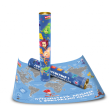 Купить фиксики скретч карта мира для детей с загадками и прикольными стикерами и областями россии 4610009216614
