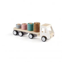 Купить деревянная игрушка kid's concept развивающая игрушка с кольцами серия edvin 1000427
