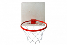 Купить кмс кольцо баскетбольное с сеткой d 38 см сг000002611