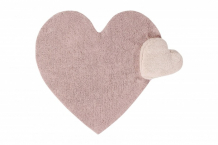 Купить lorena canals ковер сердце с подушкой 160х180 c-puffy-love