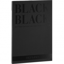 Купить fabriano blackblack альбом для зарисовок а4 210х297 мм 20 листов 19100390