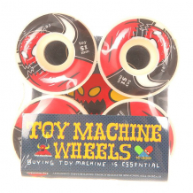Купить колеса для скейтборда для скейтборда toy machine monsters red/blac/white 100a 51 mm черный,красный,белый ( id 1150845 )