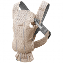 Купить рюкзак-кенгуру babybjorn mini mesh, жемчужно-розовый ( id 11487691 )