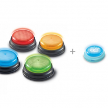 Купить развивающая игрушка learning resources гигантские кнопки свет и звук и моем руки 