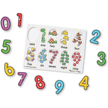 Купить мои первые пазлы "цифры", melissa & doug ( id 5451055 )