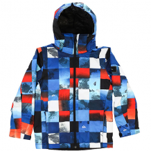 Купить куртка утепленная детская quiksilver mission pr yo j b snjt blue red icey check мультиколор ( id 1185107 )