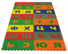 Купить игровой коврик eco cover пазл русский алфавит 25x25 cм 25мпд2/р