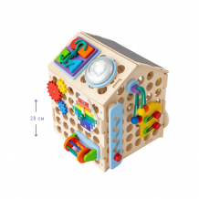 Купить деревянная игрушка mag wood бизидом-конструктор со светом 54vd07-50
