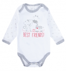 Купить боди newborn best friends, цвет: молочный ( id 9968610 )