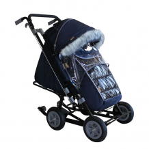 Купить санки-коляска galaxy snow city-1-1 (большие надувные колёса) 