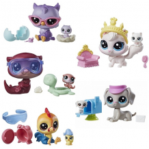 Купить hasbro littlest pet shop b9358 набор из двух петов