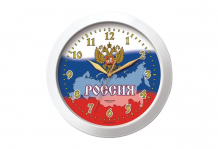 Купить часы troyka настенные с рисунком россия 11110191