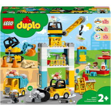 Купить конструктор lego duplo town 10933: башенный кран на стройке ( id 15007202 )